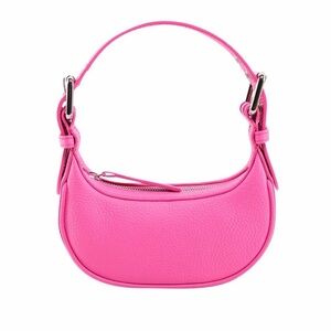 By Far Pink Soho Buckle Mini Micro Dainty 100% Calf Leather Shoulder Handbag